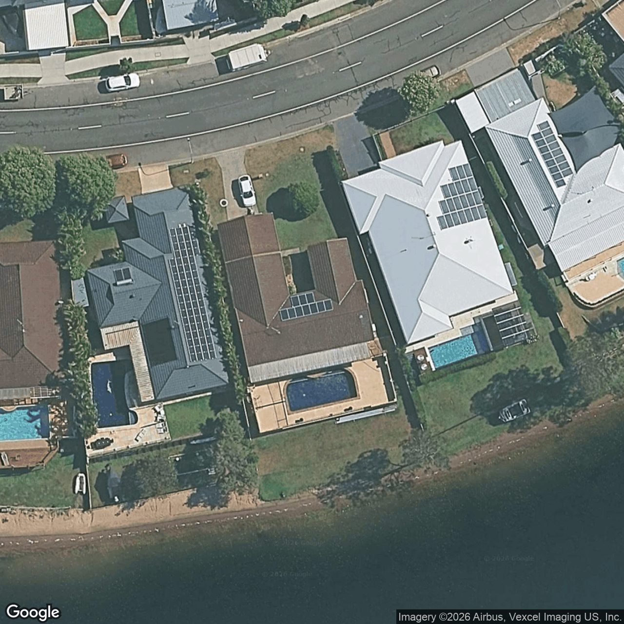 Aerial view of 22 Honeyeater Drive, Burleigh Waters QLD 4220