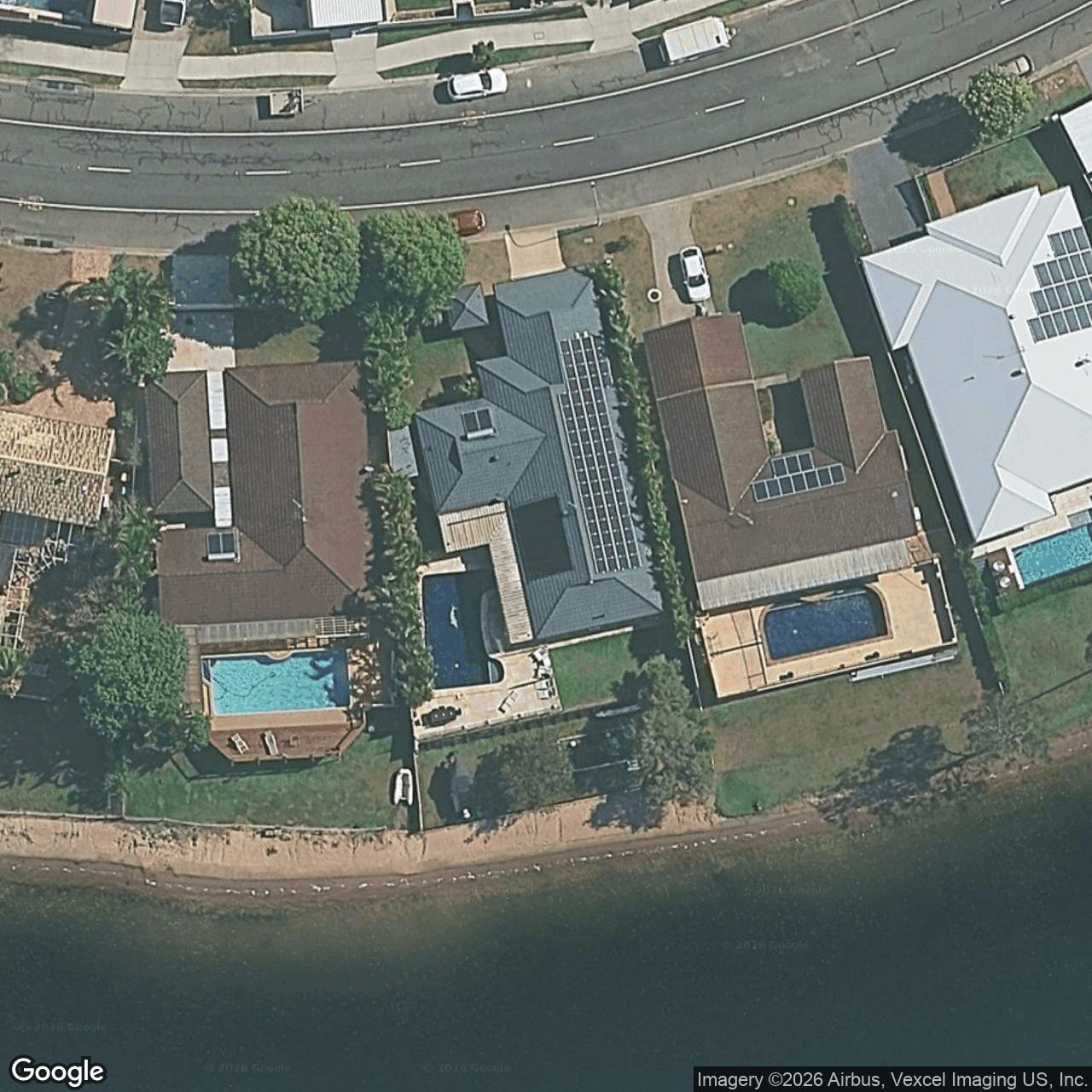 Aerial view of 24 Honeyeater Drive, Burleigh Waters QLD 4220