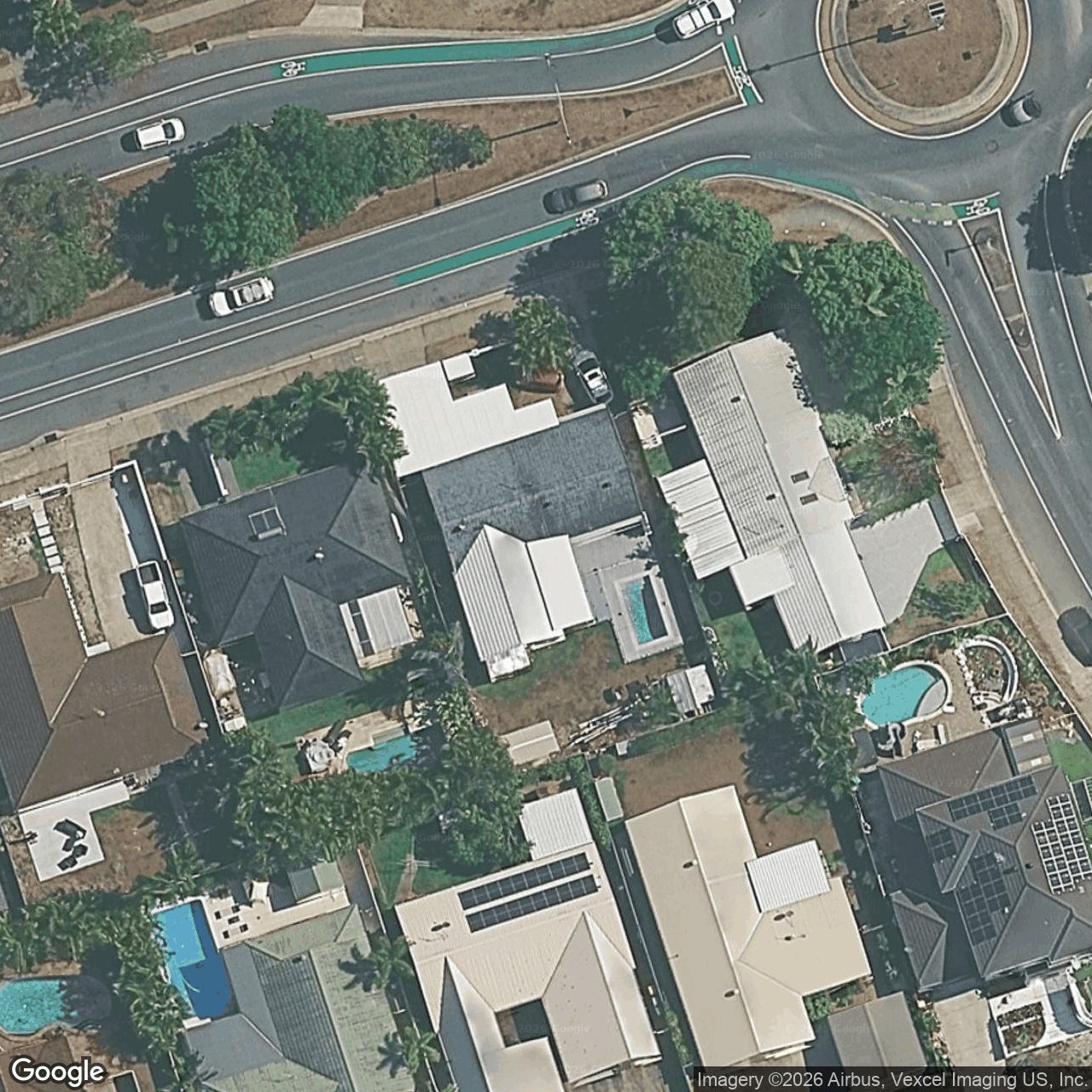 Aerial view of 60 Christine Avenue, Burleigh Waters QLD 4220