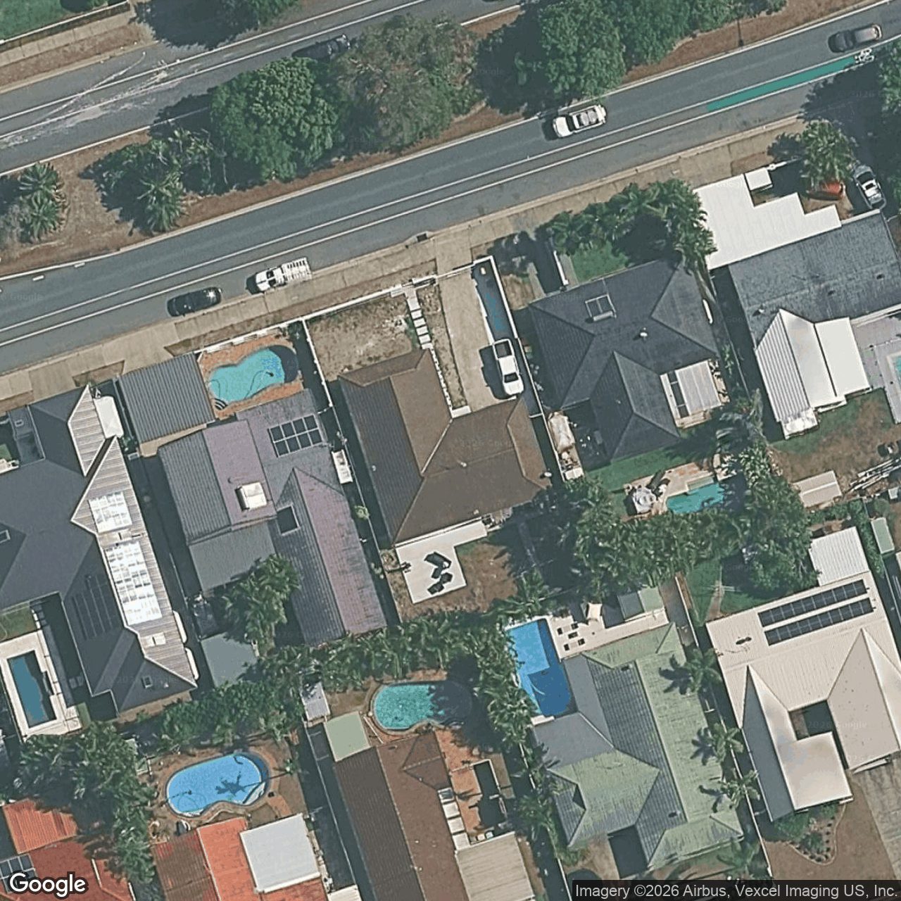 Aerial view of 64 Christine Avenue, Burleigh Waters QLD 4220
