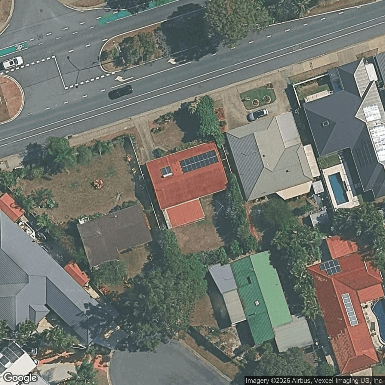 Aerial view of 72 Christine Avenue, Burleigh Waters QLD 4220