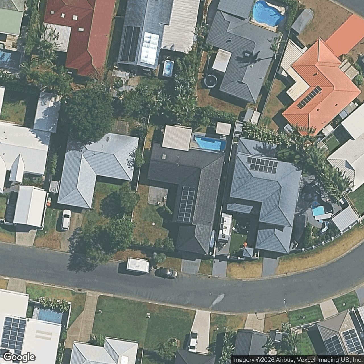 Aerial view of 5 Pipit Parade, Burleigh Waters QLD 4220