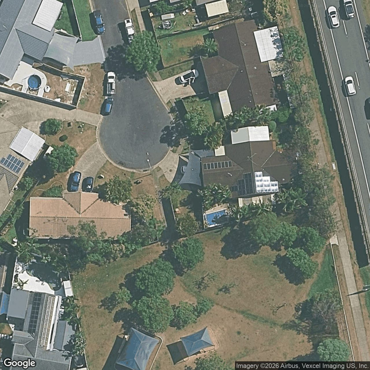 Aerial view of 46 Mojave Drive, Burleigh Waters QLD 4220
