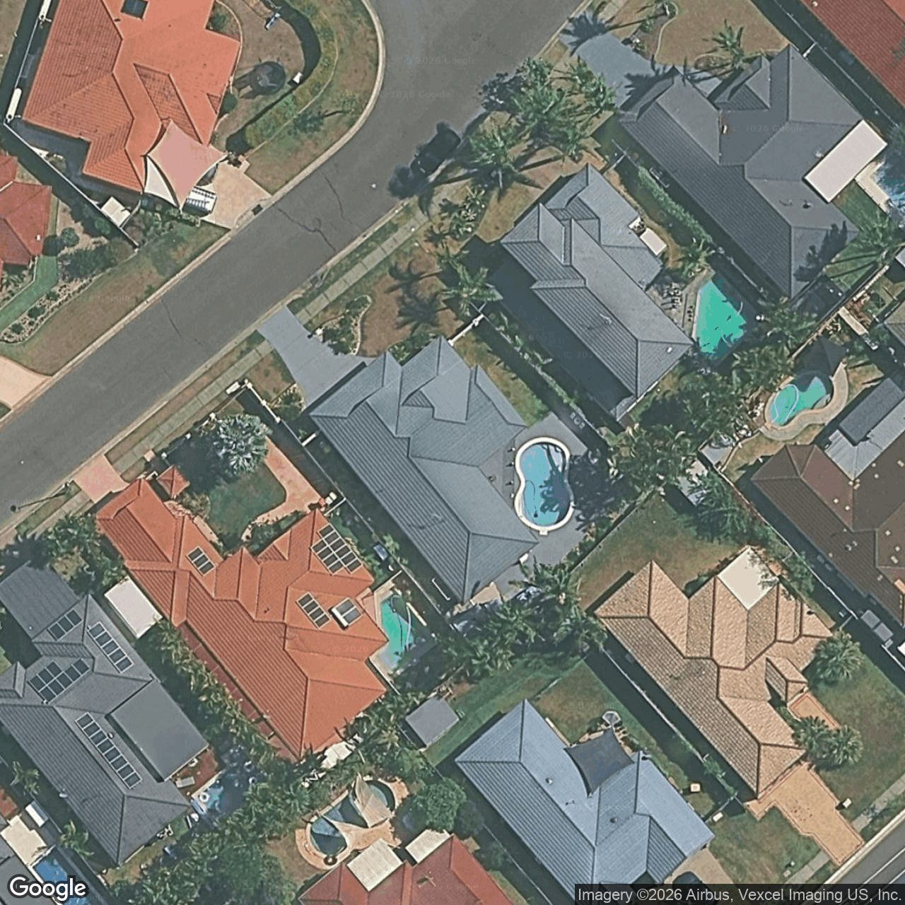 Aerial view of 10 Sittella Crescent, Burleigh Waters QLD 4220