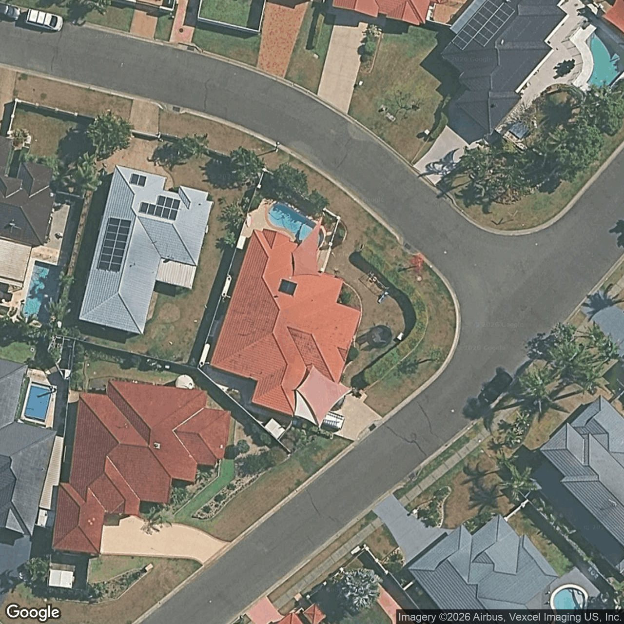 Aerial view of 5 Sittella Crescent, Burleigh Waters QLD 4220