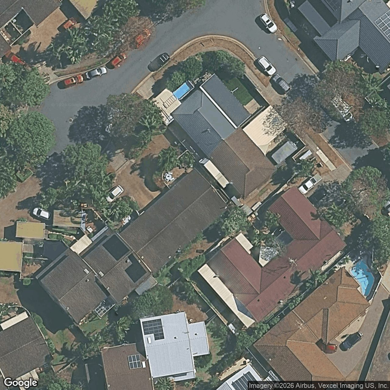 Aerial view of 1/12 Shrike Court