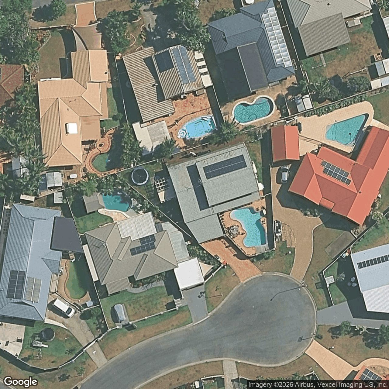 Aerial view of 6 Darter Court, Burleigh Waters QLD 4220
