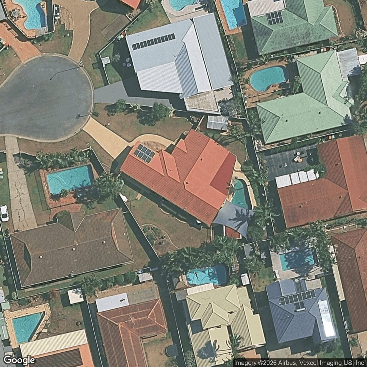 Aerial view of 5 Darter Court, Burleigh Waters QLD 4220