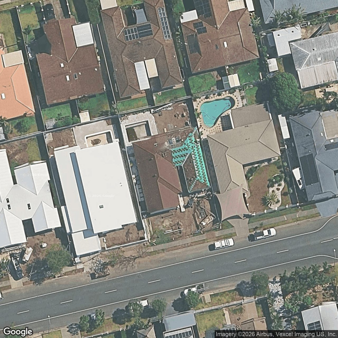 Aerial view of 5 Auk Avenue, Burleigh Waters QLD 4220