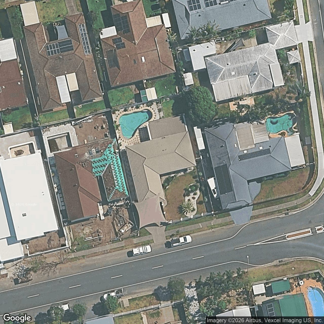 Aerial view of 3 Auk Avenue, Burleigh Waters QLD 4220