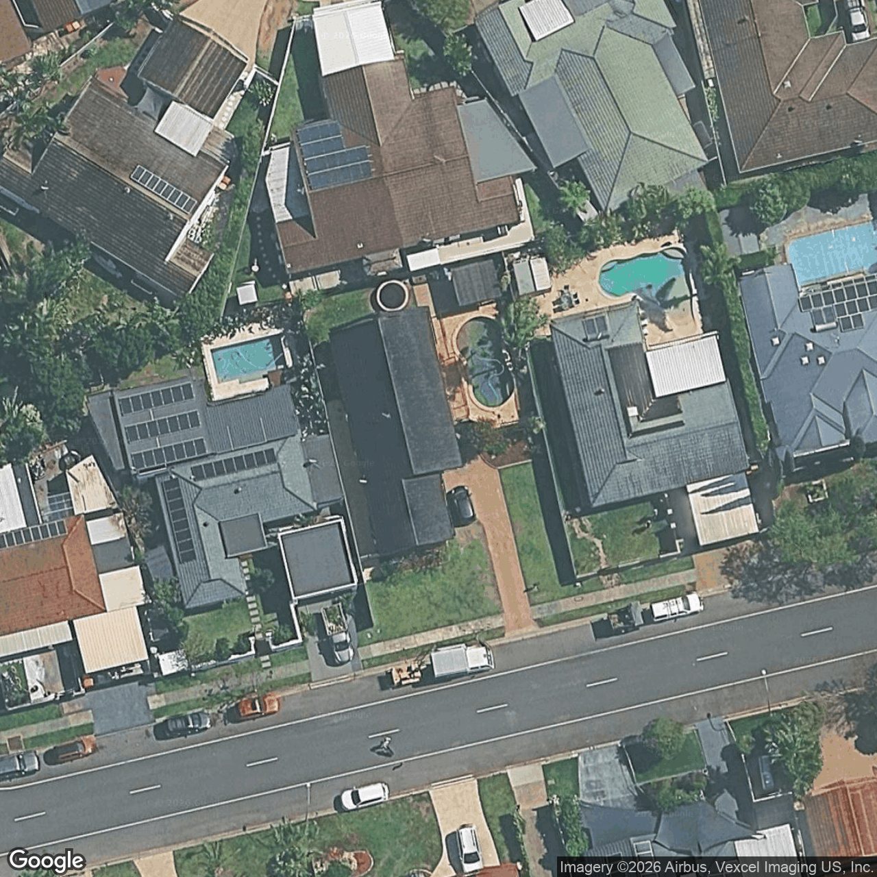 Aerial view of 23 Auk Avenue, Burleigh Waters QLD 4220