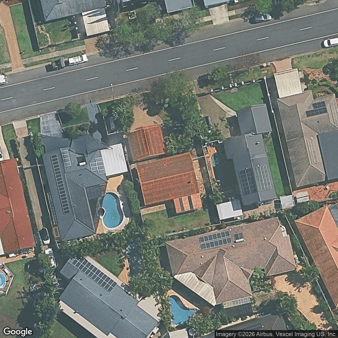 Aerial view of 22 Auk Avenue, Burleigh Waters QLD 4220