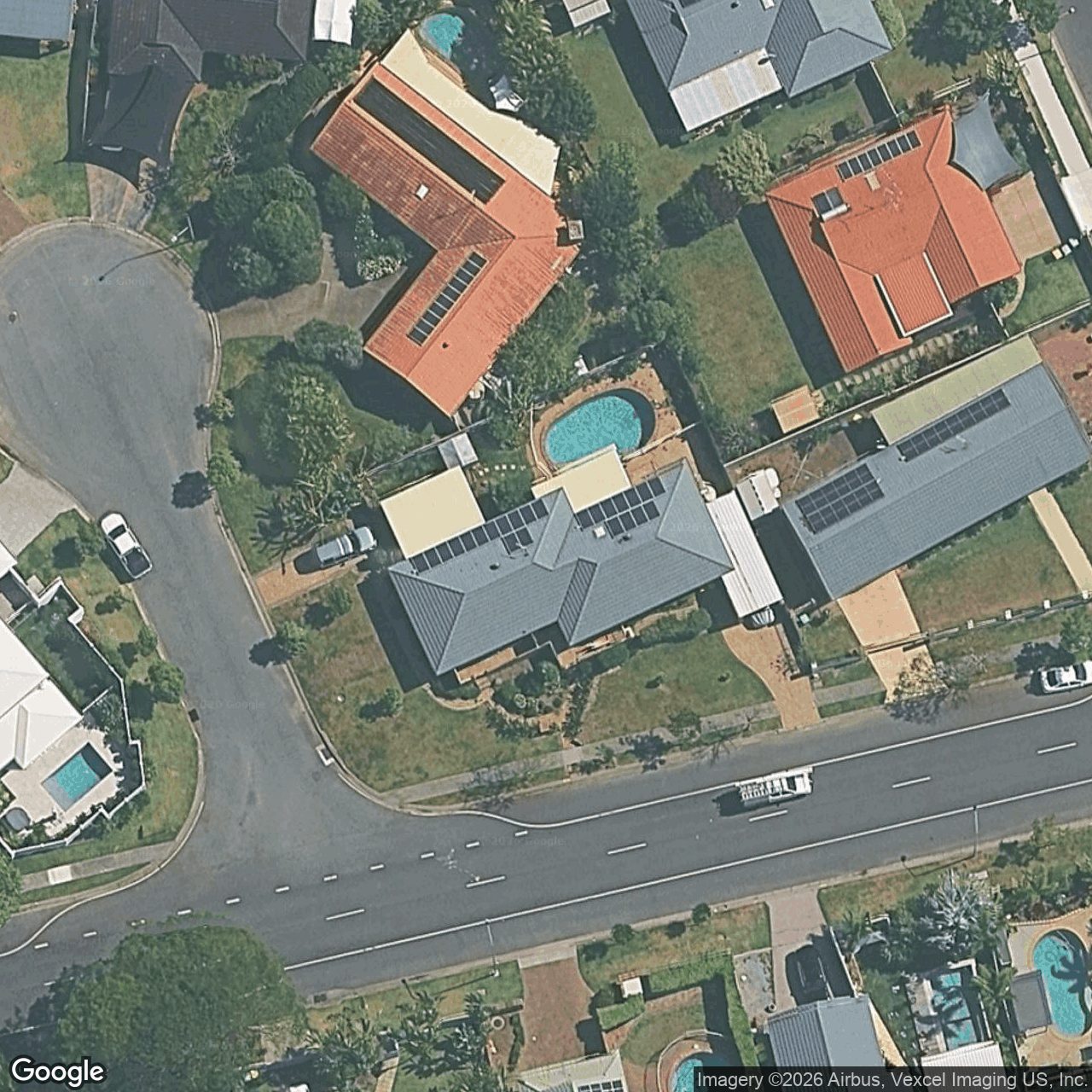 Aerial view of 31 Auk Avenue, Burleigh Waters QLD 4220