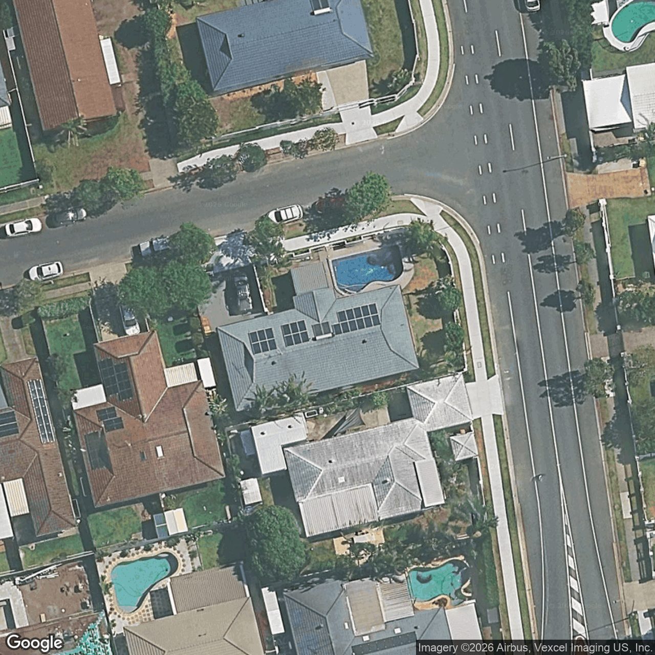 Aerial view of 2 Wagtail Court, Burleigh Waters QLD 4220