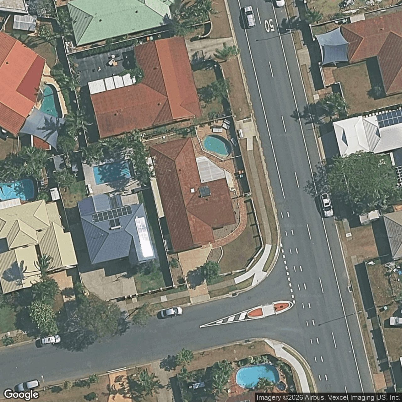 Aerial view of 35 Dunlin Drive, Burleigh Waters QLD 4220