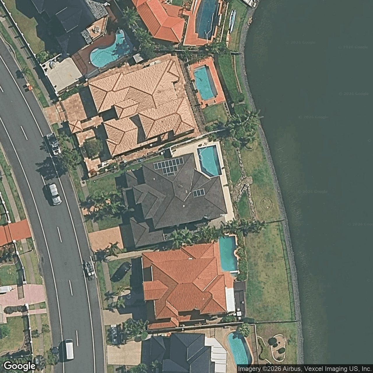 Aerial view of 160 Dunlin Drive, Burleigh Waters QLD 4220