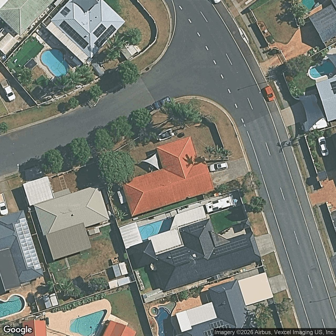 Aerial view of 23 Dunlin Drive, Burleigh Waters QLD 4220