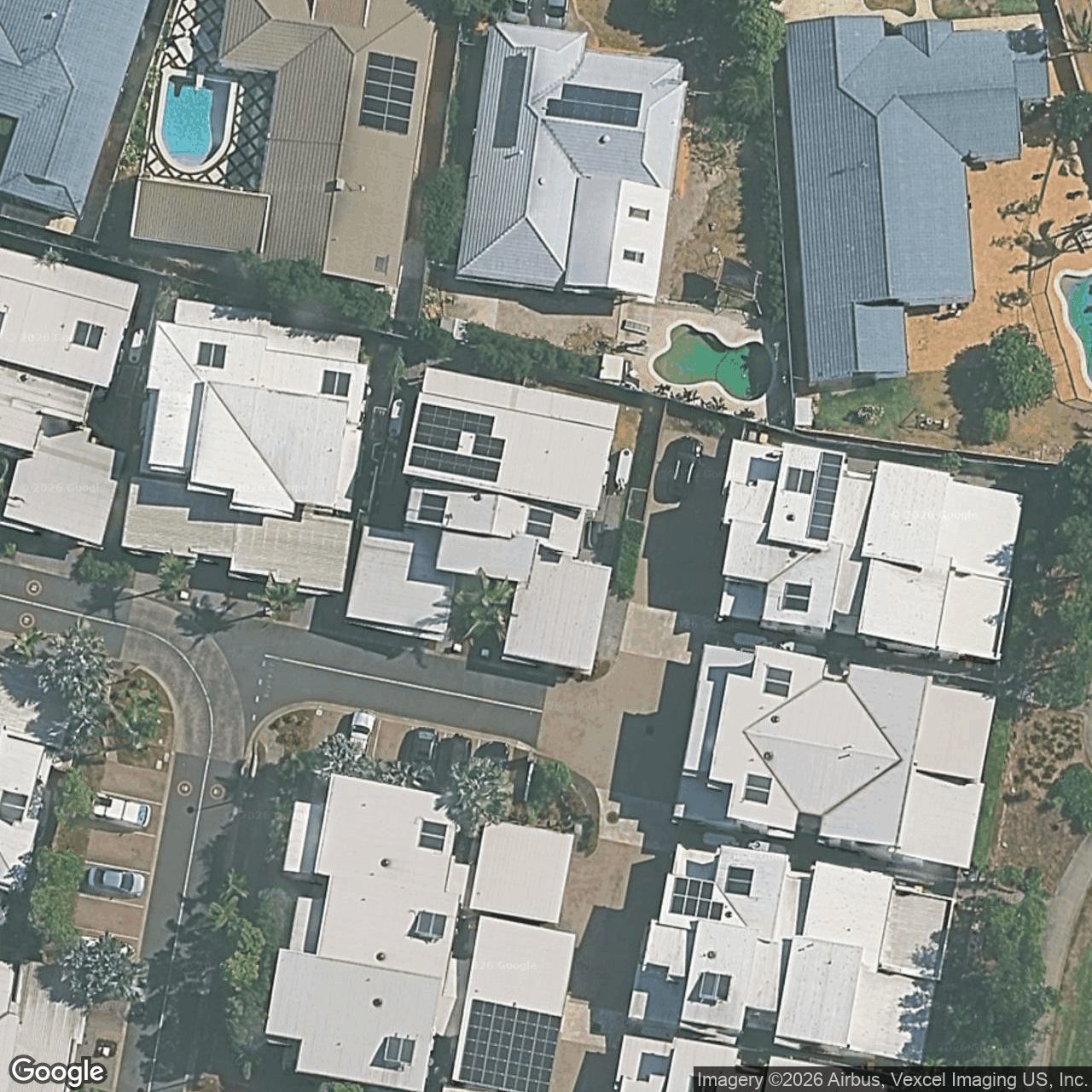 Aerial view of 83 Venice Street, Burleigh Waters QLD 4220