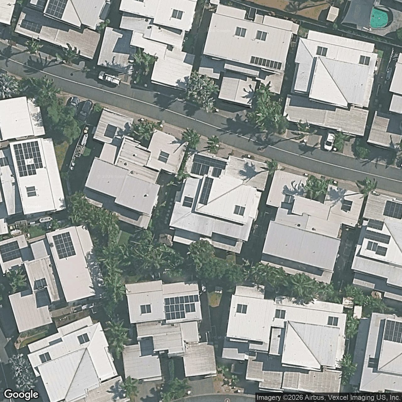 Aerial view of 61 Venice Street, Burleigh Waters QLD 4220
