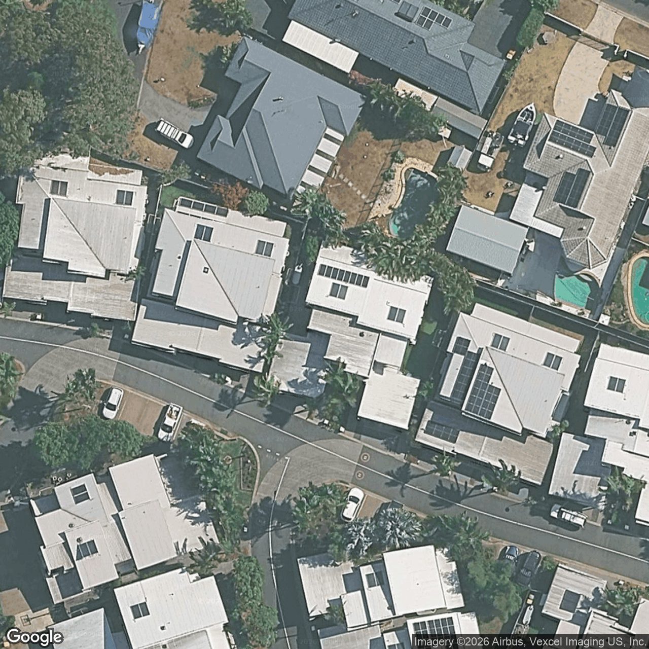 Aerial view of 68 Venice Street, Burleigh Waters QLD 4220