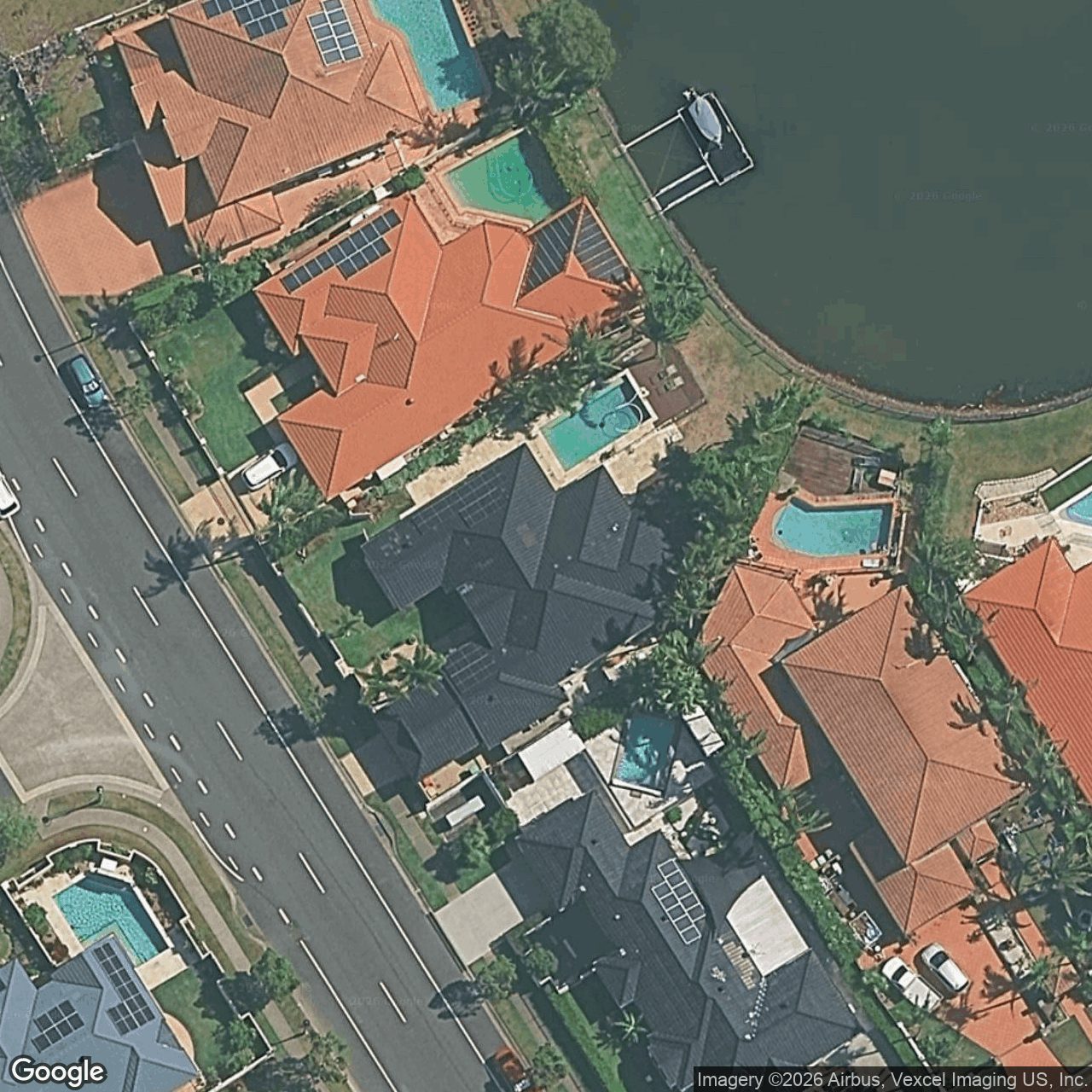 Aerial view of 152 Dunlin Drive, Burleigh Waters QLD 4220