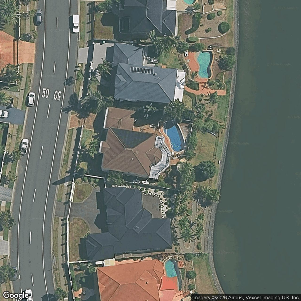 Aerial view of 168 Dunlin Drive, Burleigh Waters QLD 4220