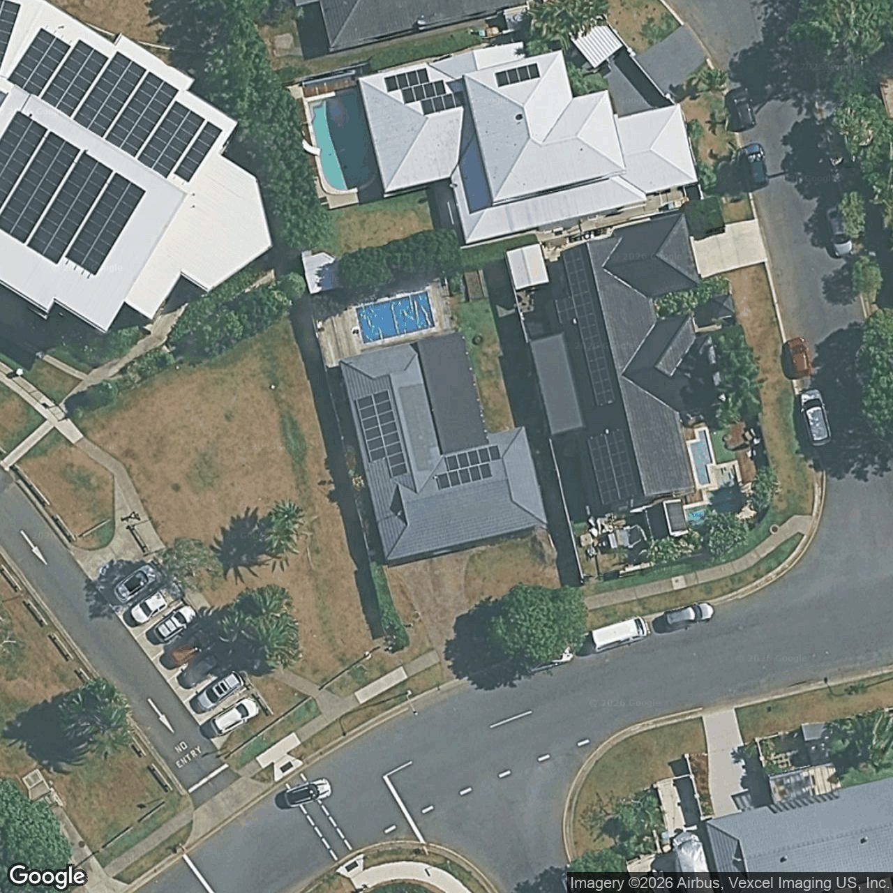 Aerial view of 31 Razorbill Street, Burleigh Waters QLD 4220