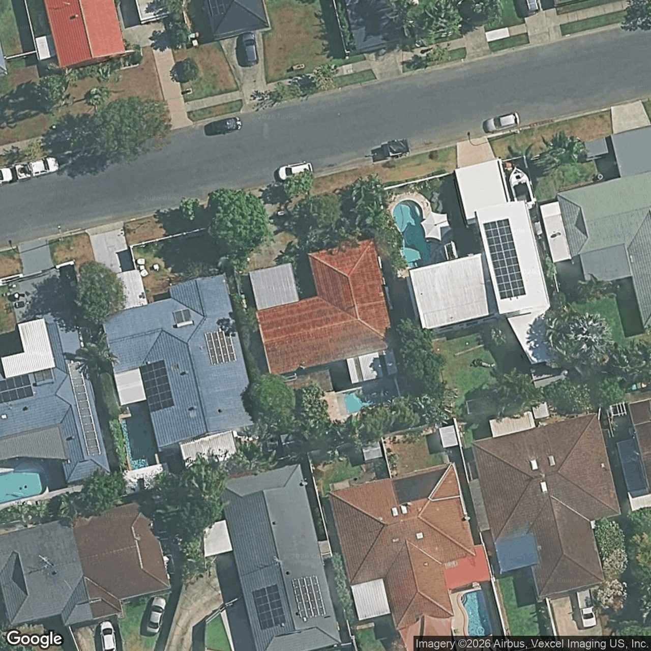 Aerial view of 20 Razorbill Street, Burleigh Waters QLD 4220