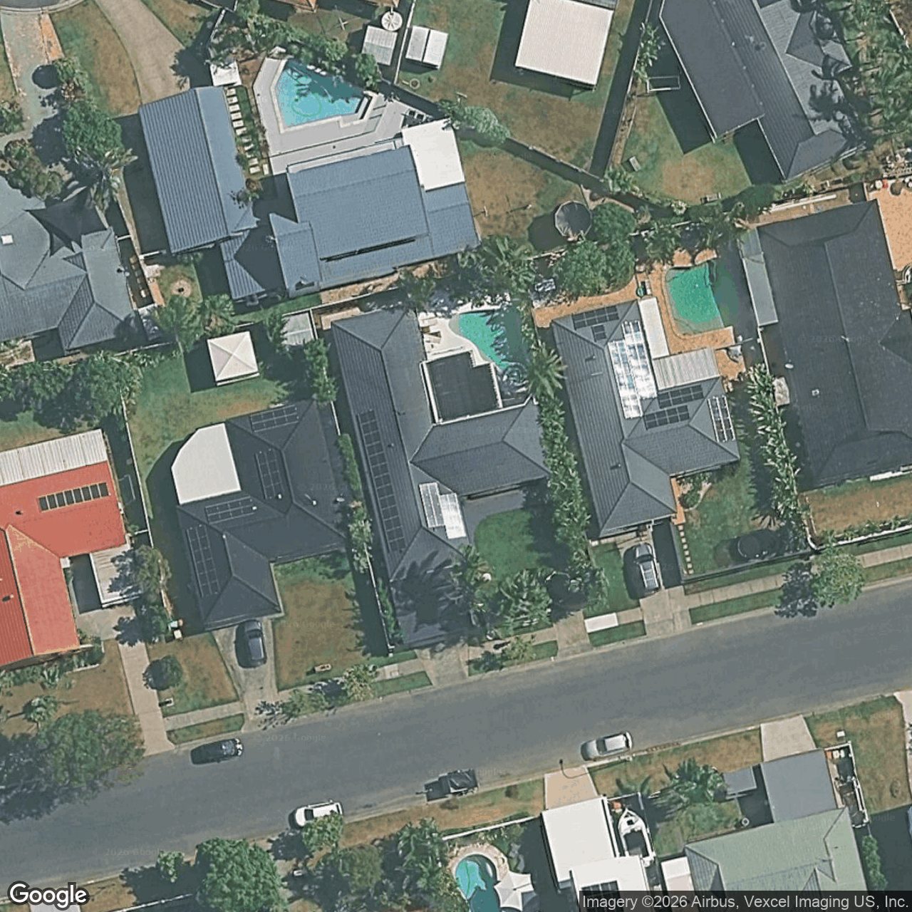 Aerial view of 17 Razorbill Street, Burleigh Waters QLD 4220