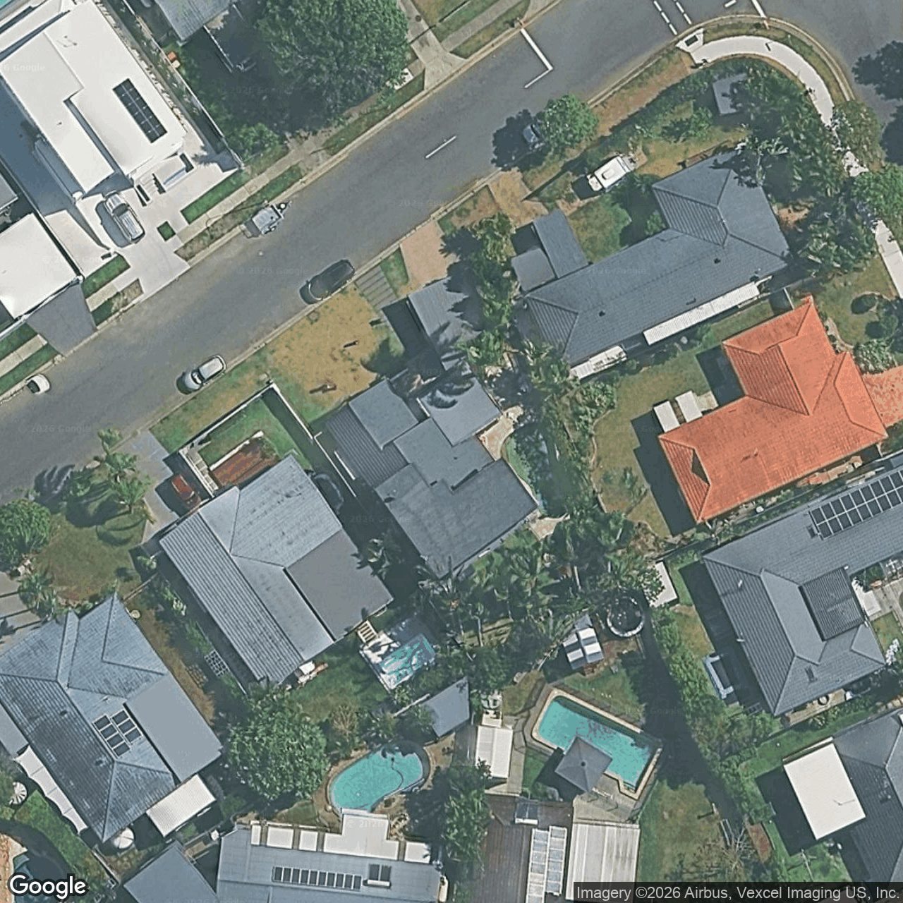 Aerial view of 34 Razorbill Street, Burleigh Waters QLD 4220