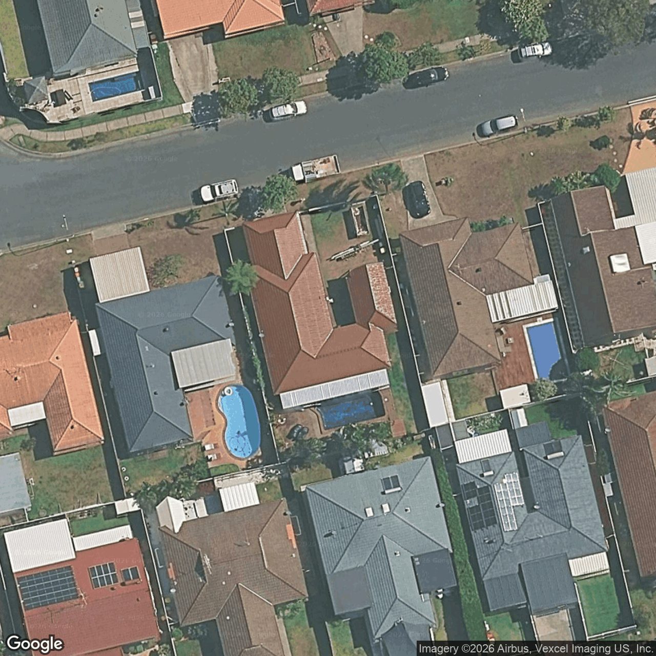 Aerial view of 8 Razorbill Street, Burleigh Waters QLD 4220