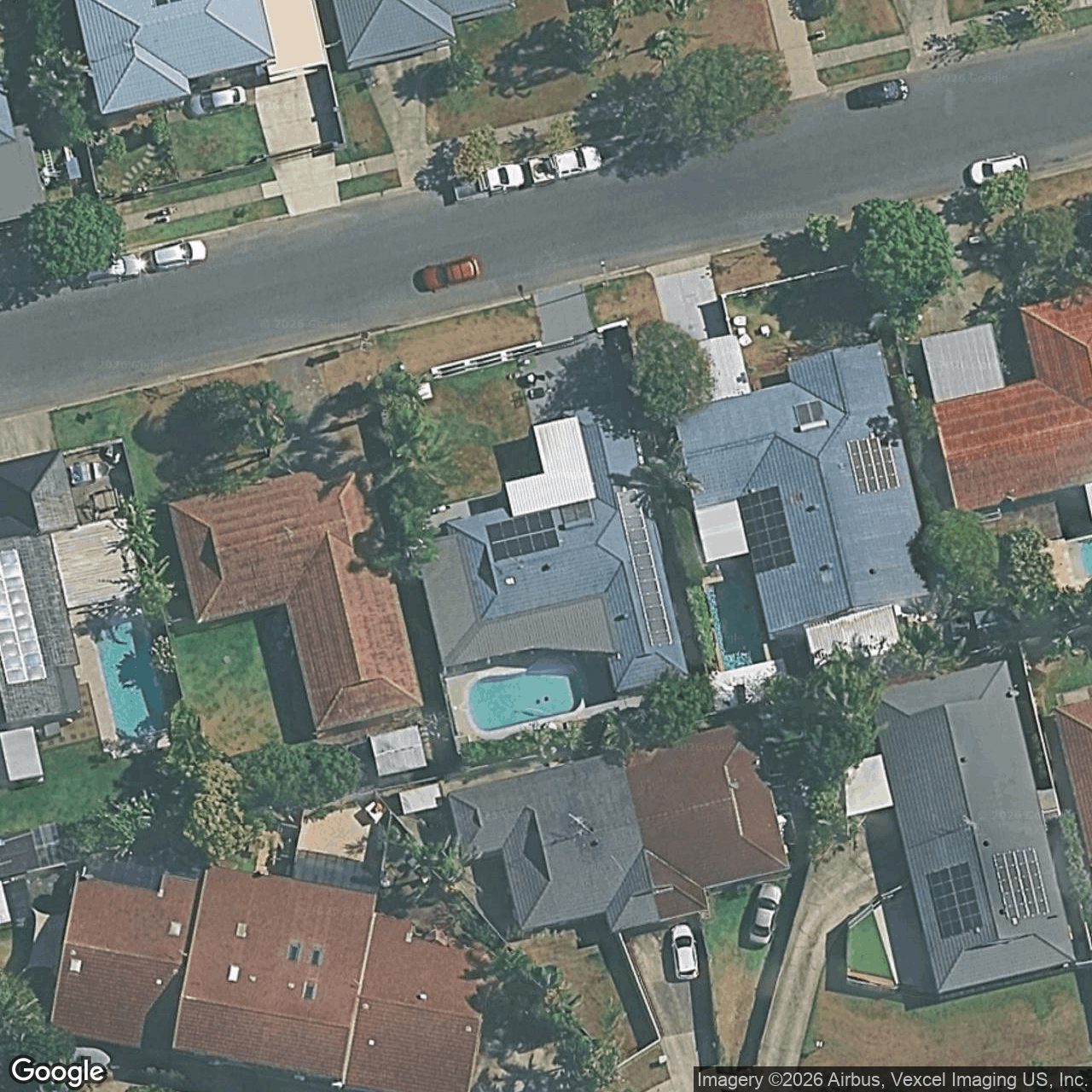 Aerial view of 24 Razorbill Street, Burleigh Waters QLD 4220