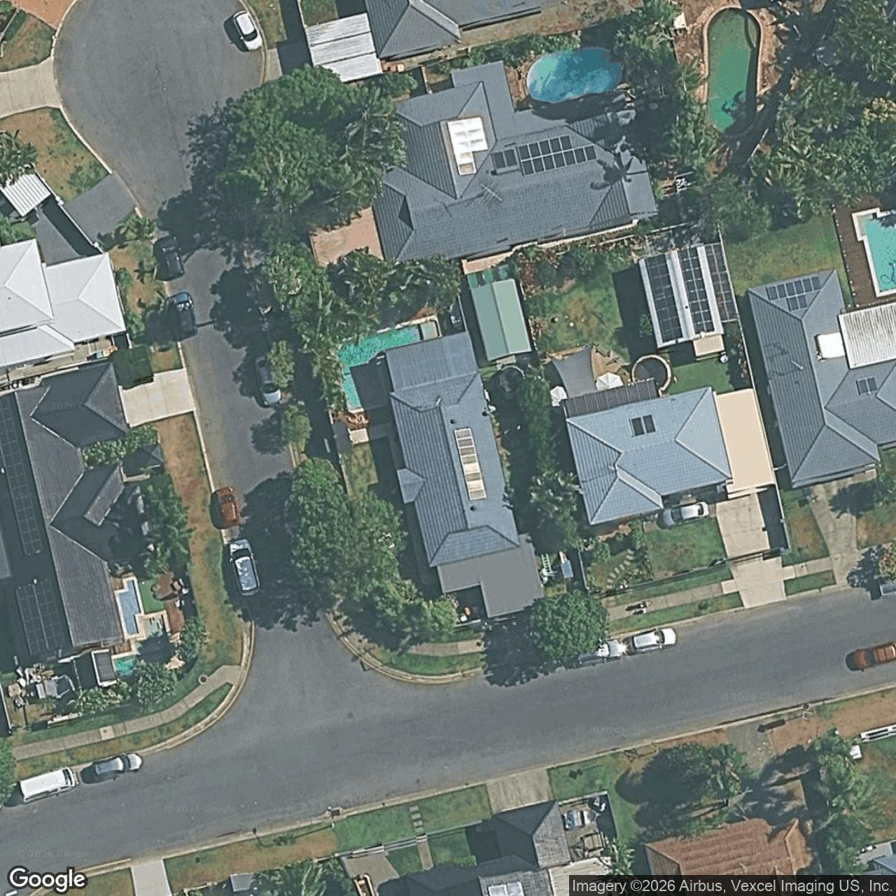 Aerial view of 1 Moorhen Place, Burleigh Waters QLD 4220
