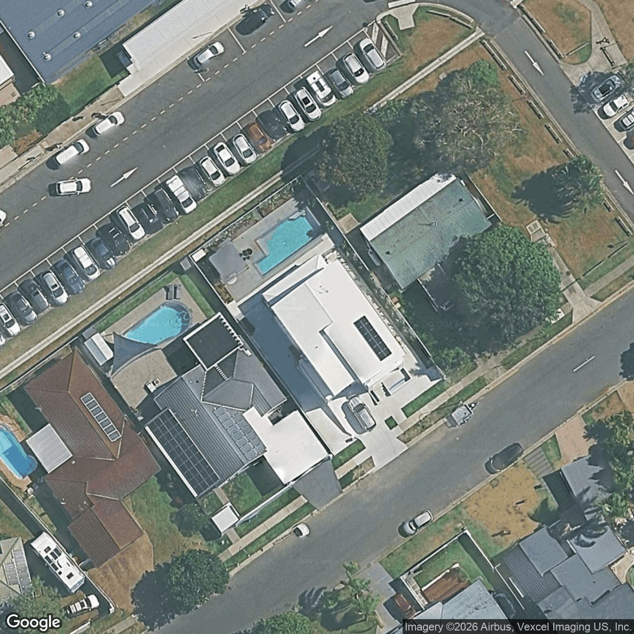 Aerial view of 37 Razorbill Street, Burleigh Waters QLD 4220