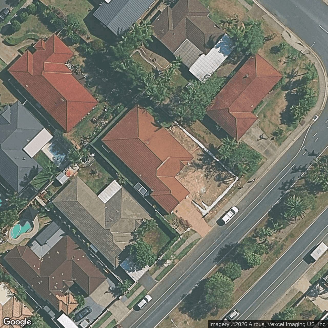 Aerial view of 155 Christine Avenue, Burleigh Waters QLD 4220