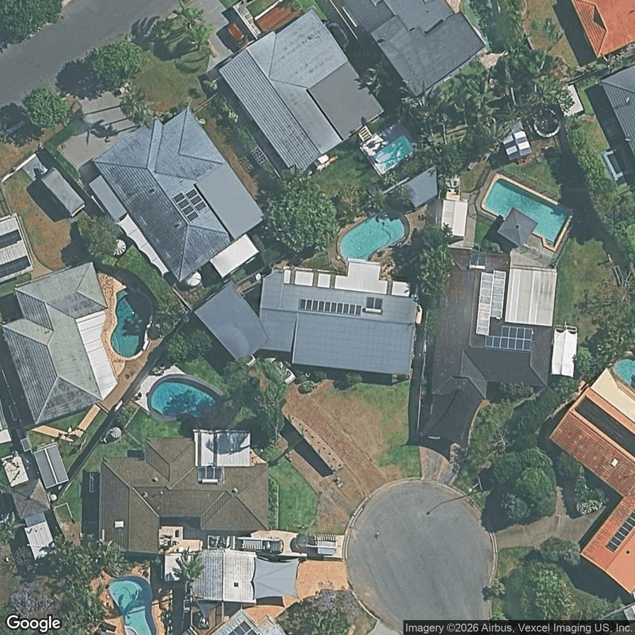 Aerial view of 7 Swan Place, Burleigh Waters QLD 4220