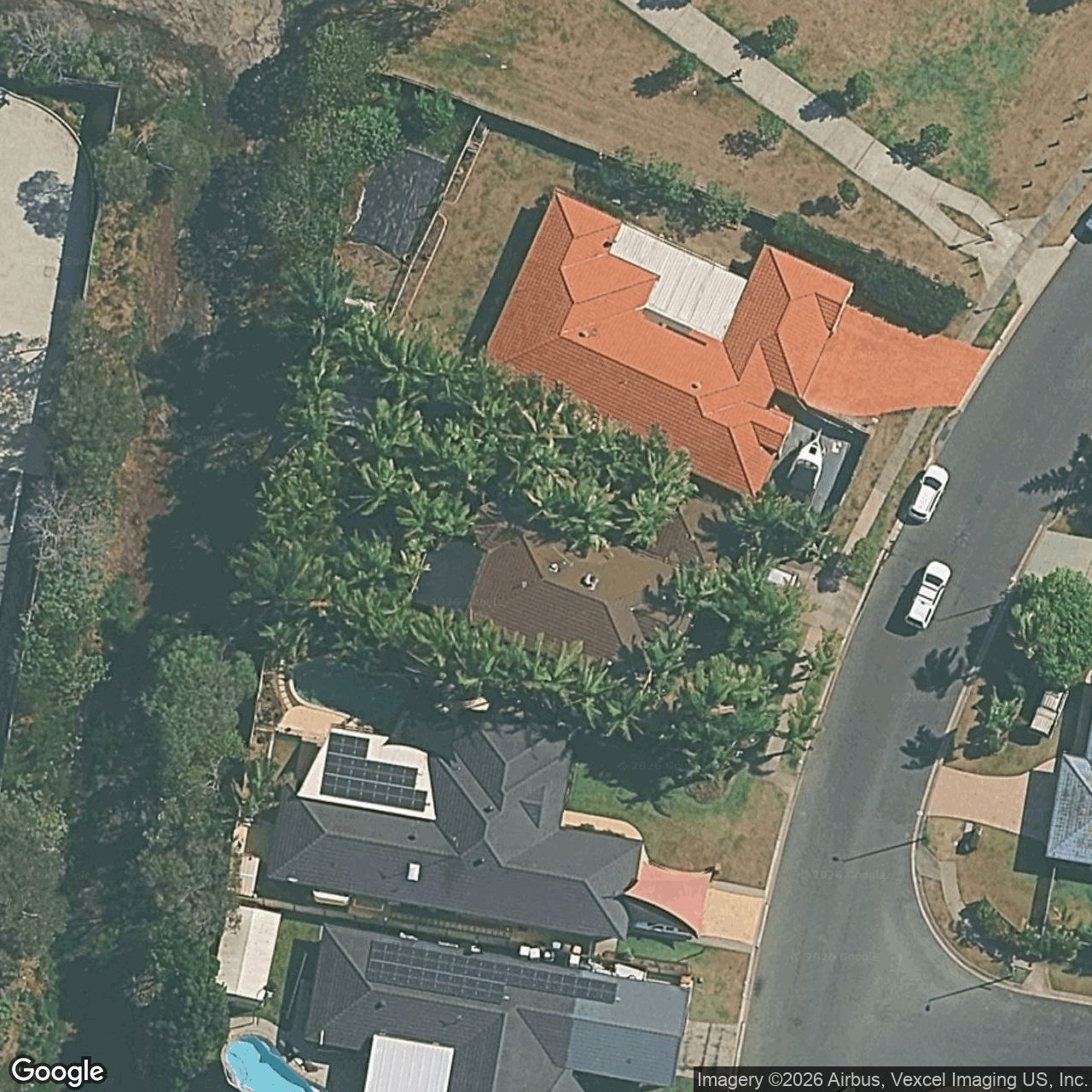 Aerial view of 75 Coronet Crescent, Burleigh Waters QLD 4220