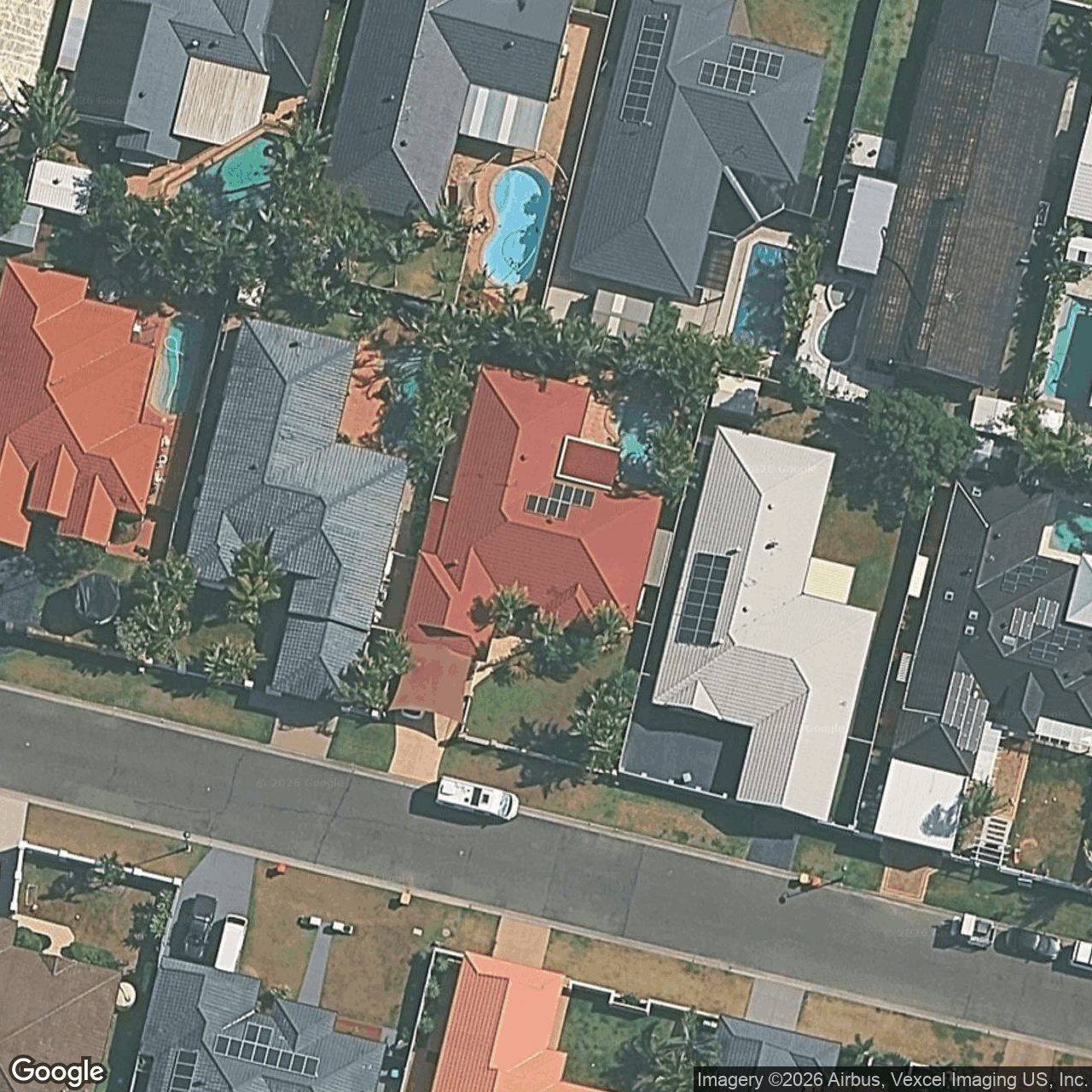 Aerial view of 10 Gannet Street, Burleigh Waters QLD 4220