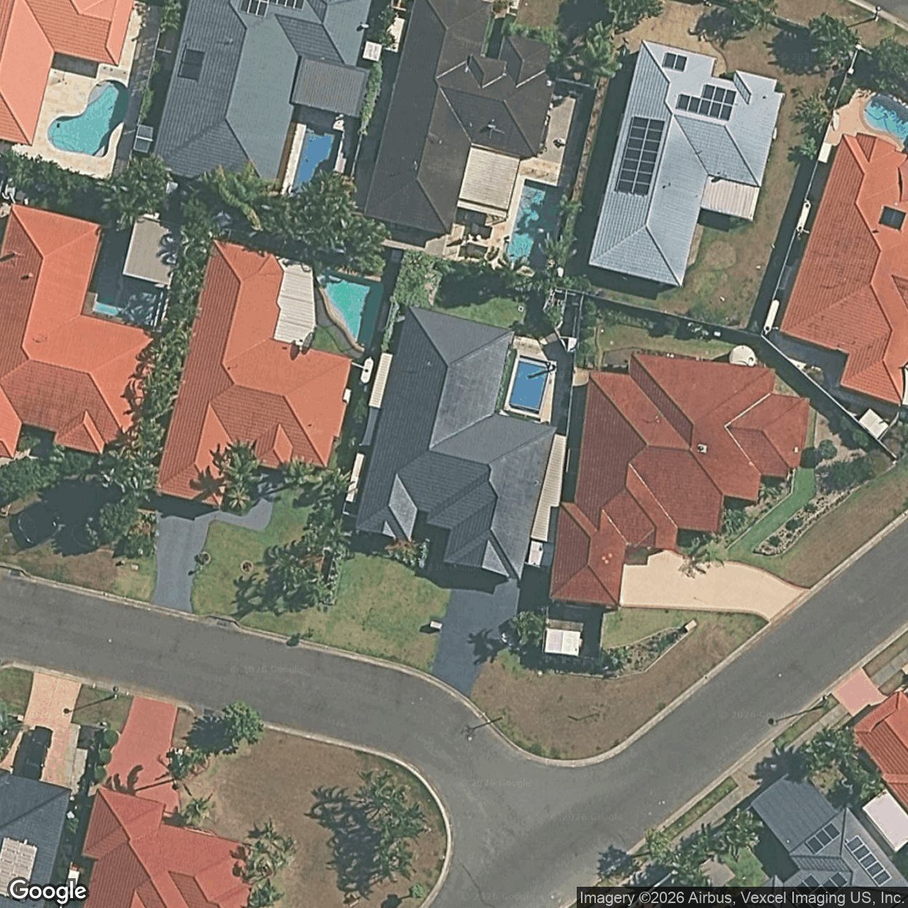 Aerial view of 3 Fulmar Place, Burleigh Waters QLD 4220
