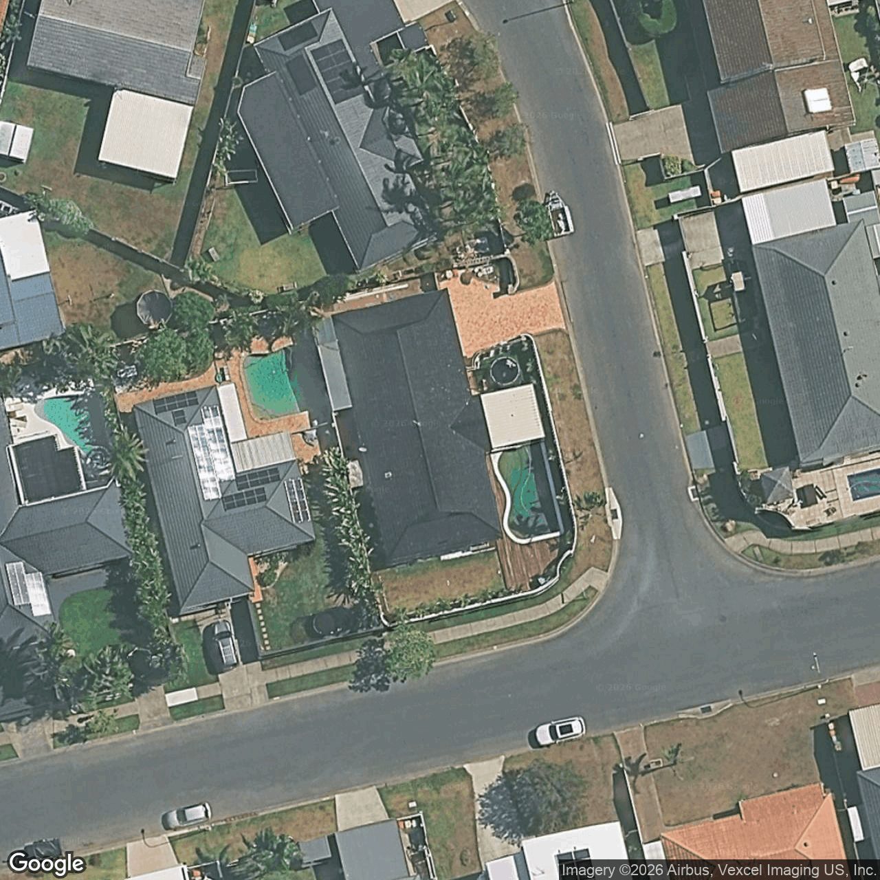 Aerial view of 2 Kinglet Street, Burleigh Waters QLD 4220