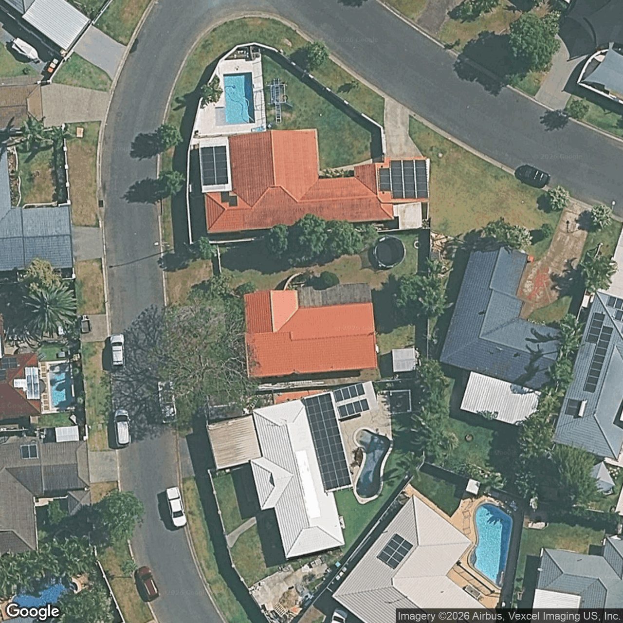 Aerial view of 19 Kinglet Street, Burleigh Waters QLD 4220
