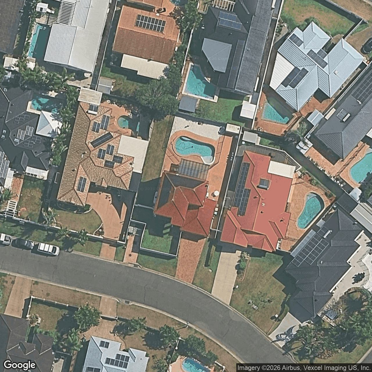 Aerial view of 18 Gannet Street, Burleigh Waters QLD 4220