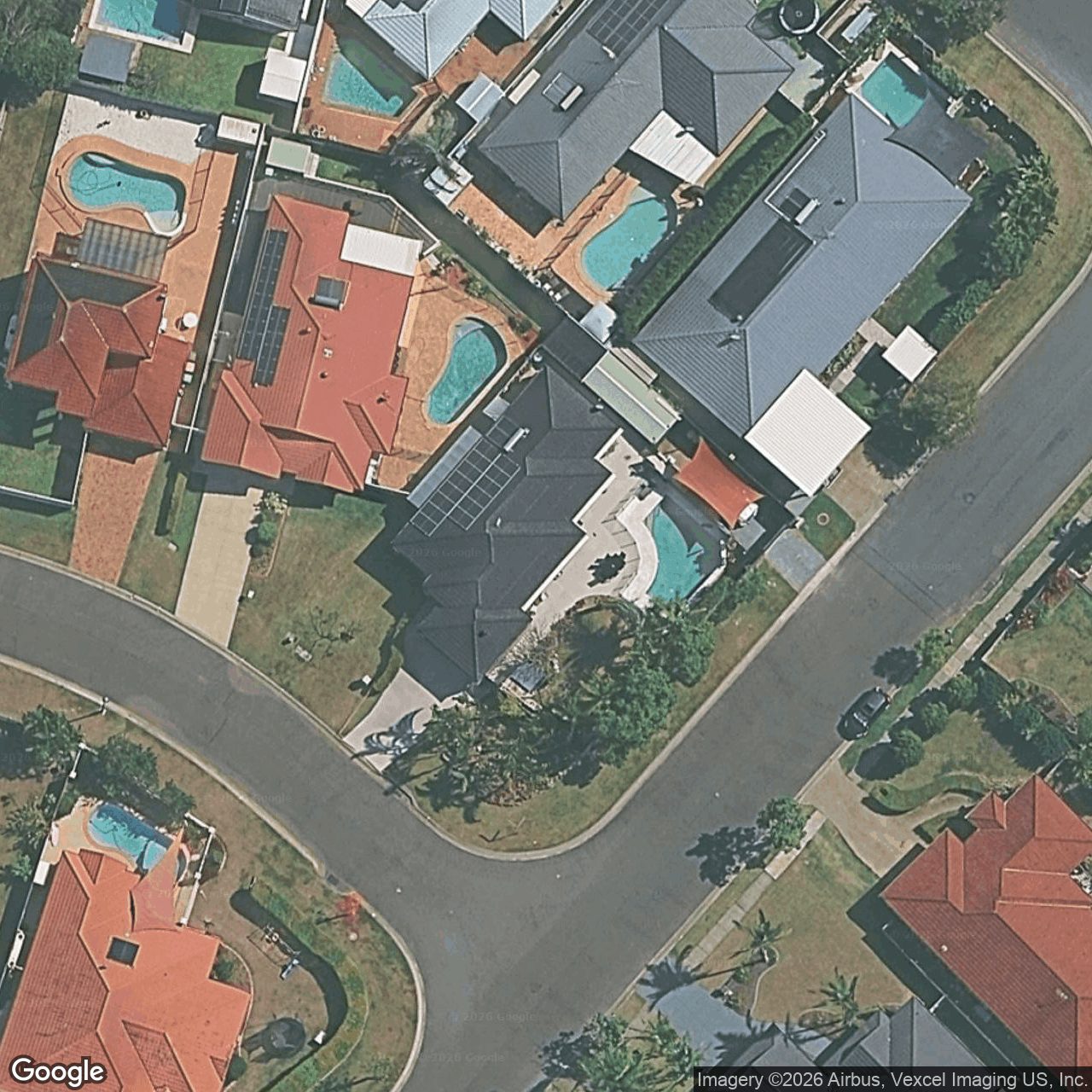 Aerial view of 22 Gannet Street, Burleigh Waters QLD 4220