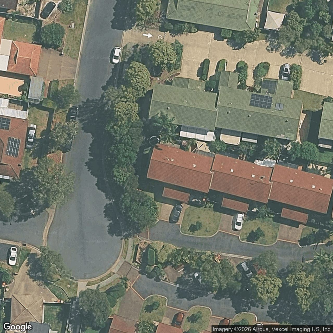 Aerial view of 1/18 Bottlewood Court