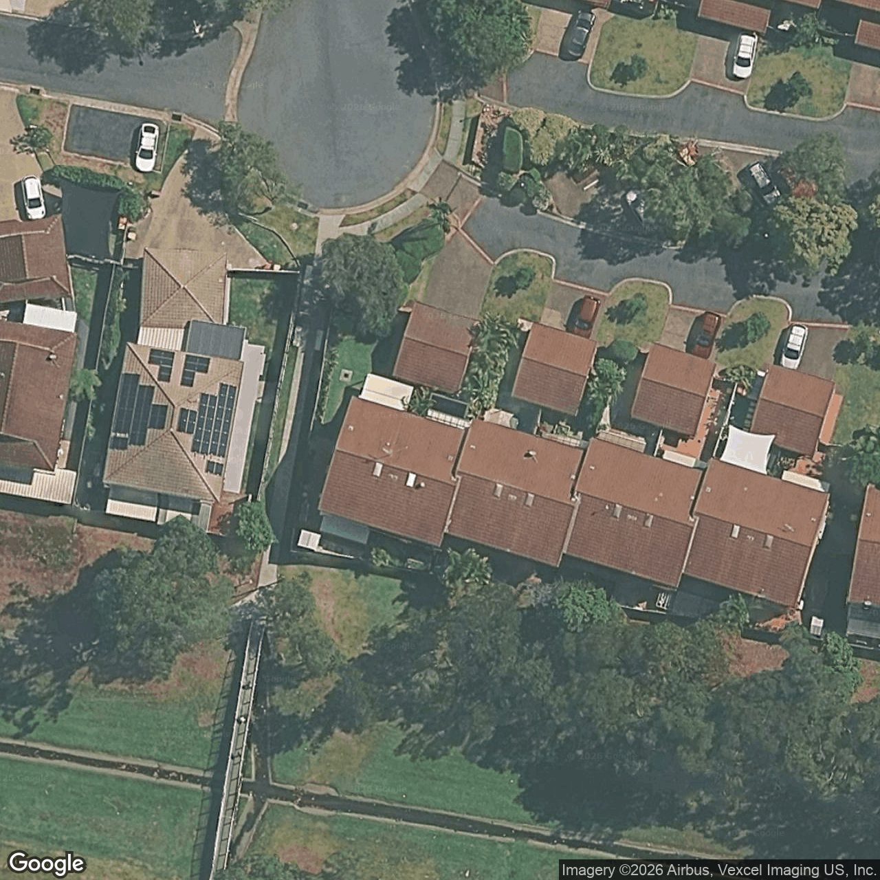 Aerial view of 25/18 Bottlewood Court