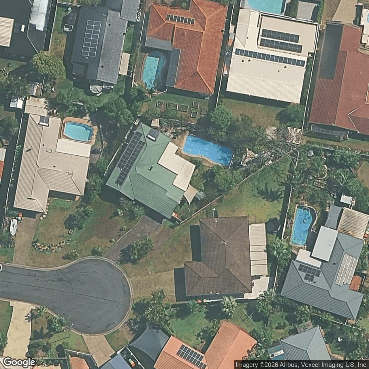 Aerial view of 16 Palmwood Court, Burleigh Waters QLD 4220