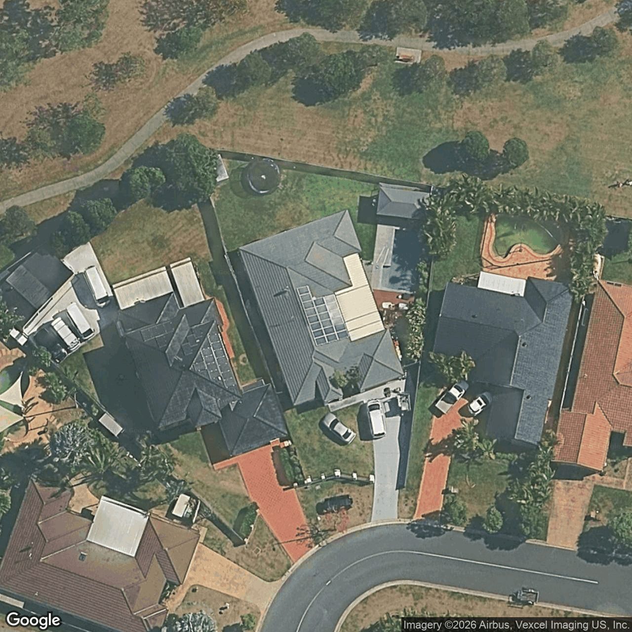 Aerial view of 47 Coronet Crescent, Burleigh Waters QLD 4220