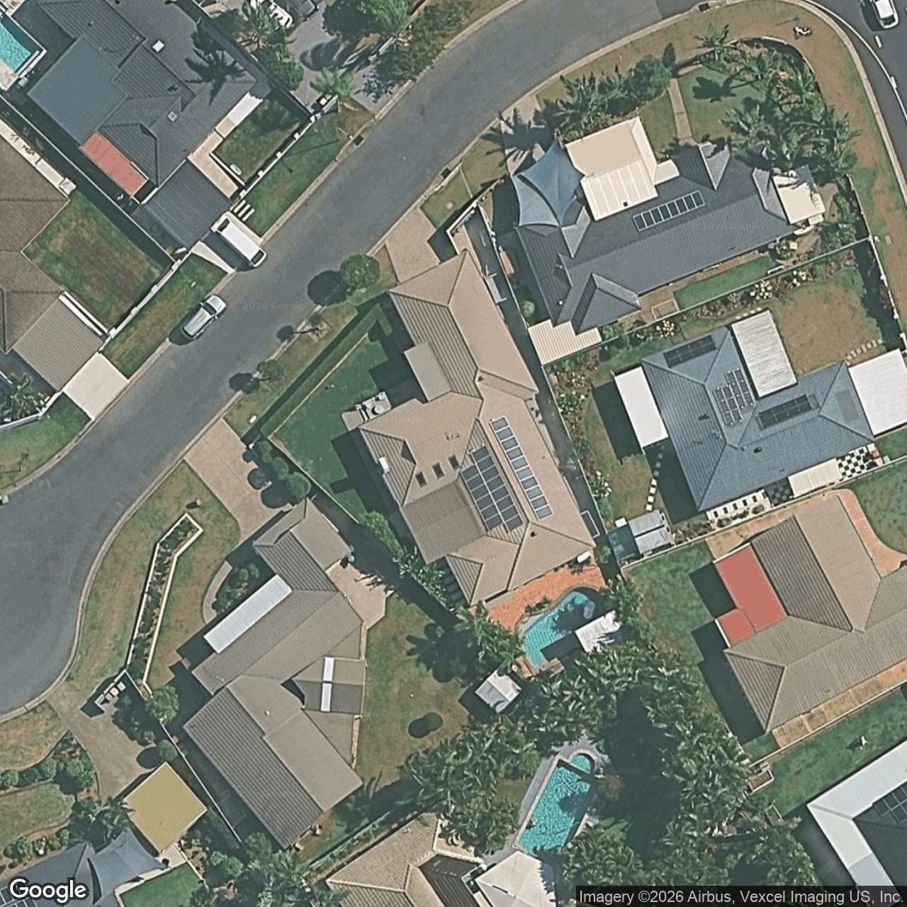 Aerial view of 4 Courser Court, Burleigh Waters QLD 4220