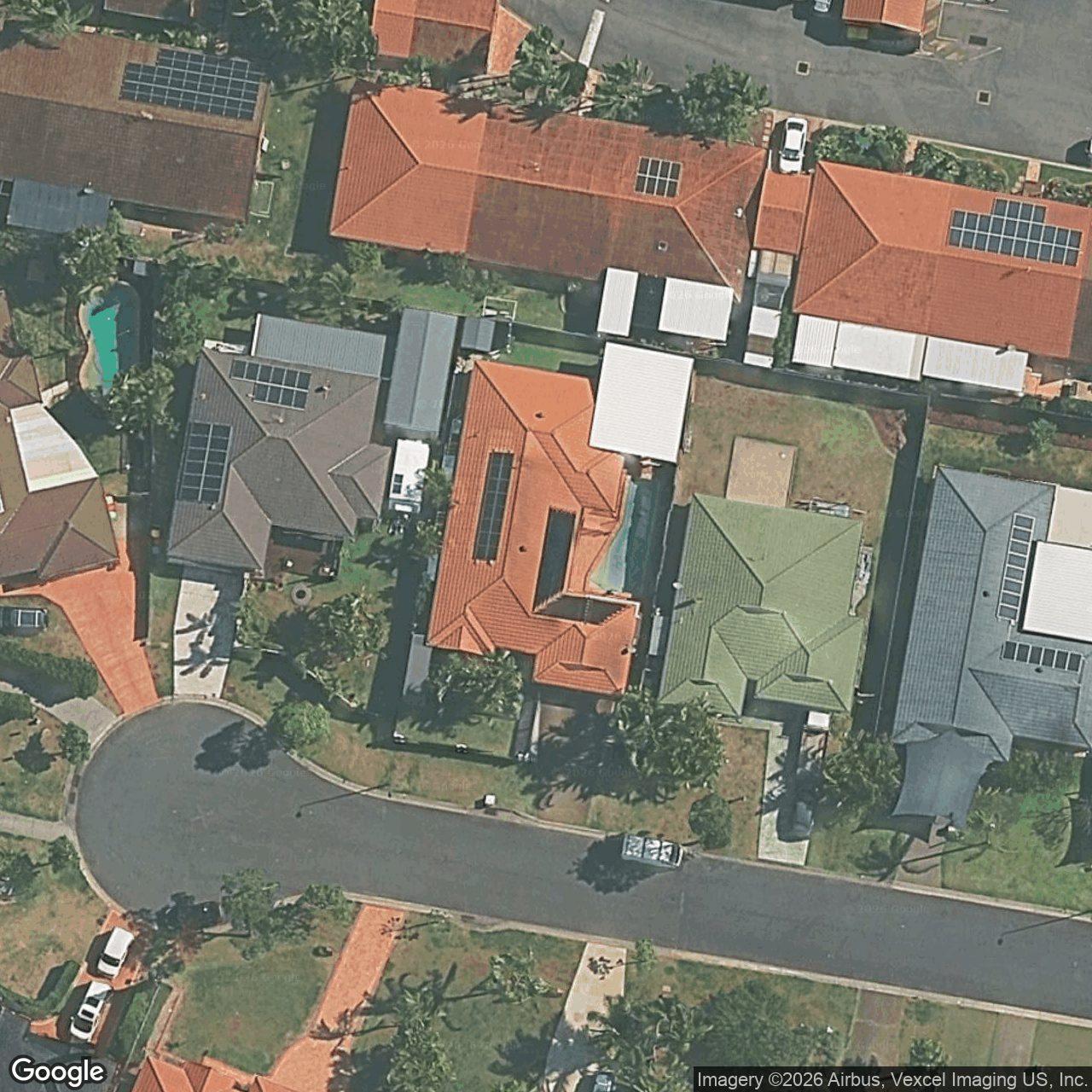 Aerial view of 47 Grebe Place, Burleigh Waters QLD 4220
