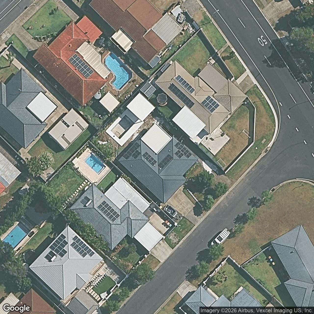 Aerial view of 3 Shearwater Street, Burleigh Waters QLD 4220